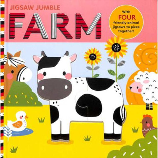 Picture of JIGSAW JUMBLE FARM PUZZLE BOOK